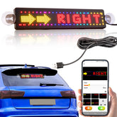 Leadleds USB LED Car Sign DC5V Fullcolor Display Electronic Signage Bluetooth Control